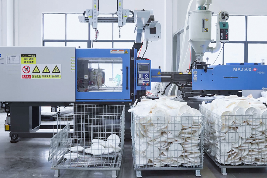 Productie schijfdiffusor - Hightech automatische productie