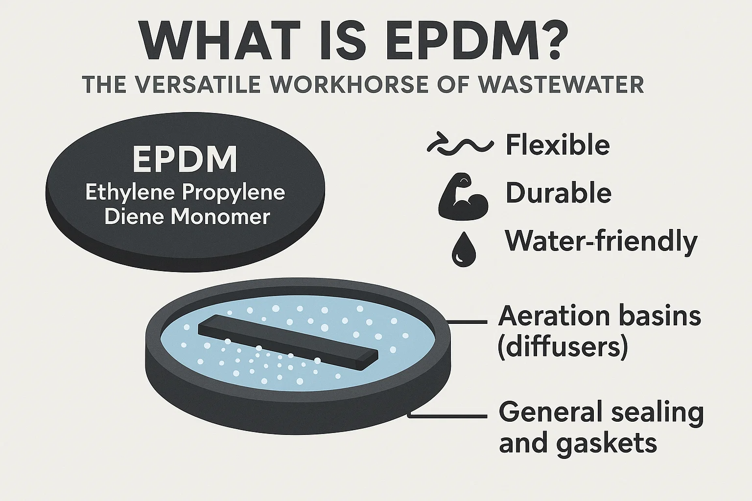 EPDM versus PTFE-membranen: een uitgebreide gids voor afvalwaterbehandeling