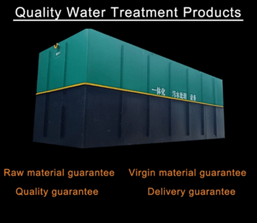 Waterzuiveringsinstallatie in containers